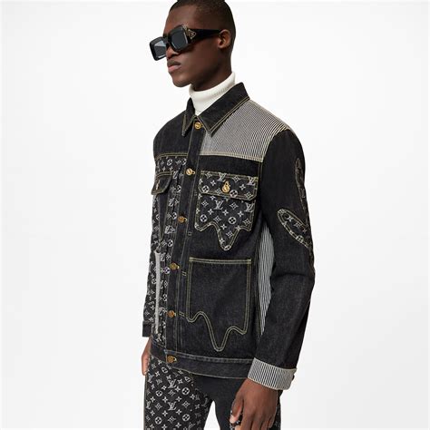 louis vuitton denim jacket men's|lv denim jacket men's.